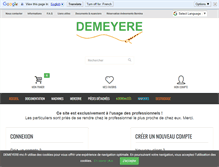 Tablet Screenshot of demeyere-mc.fr